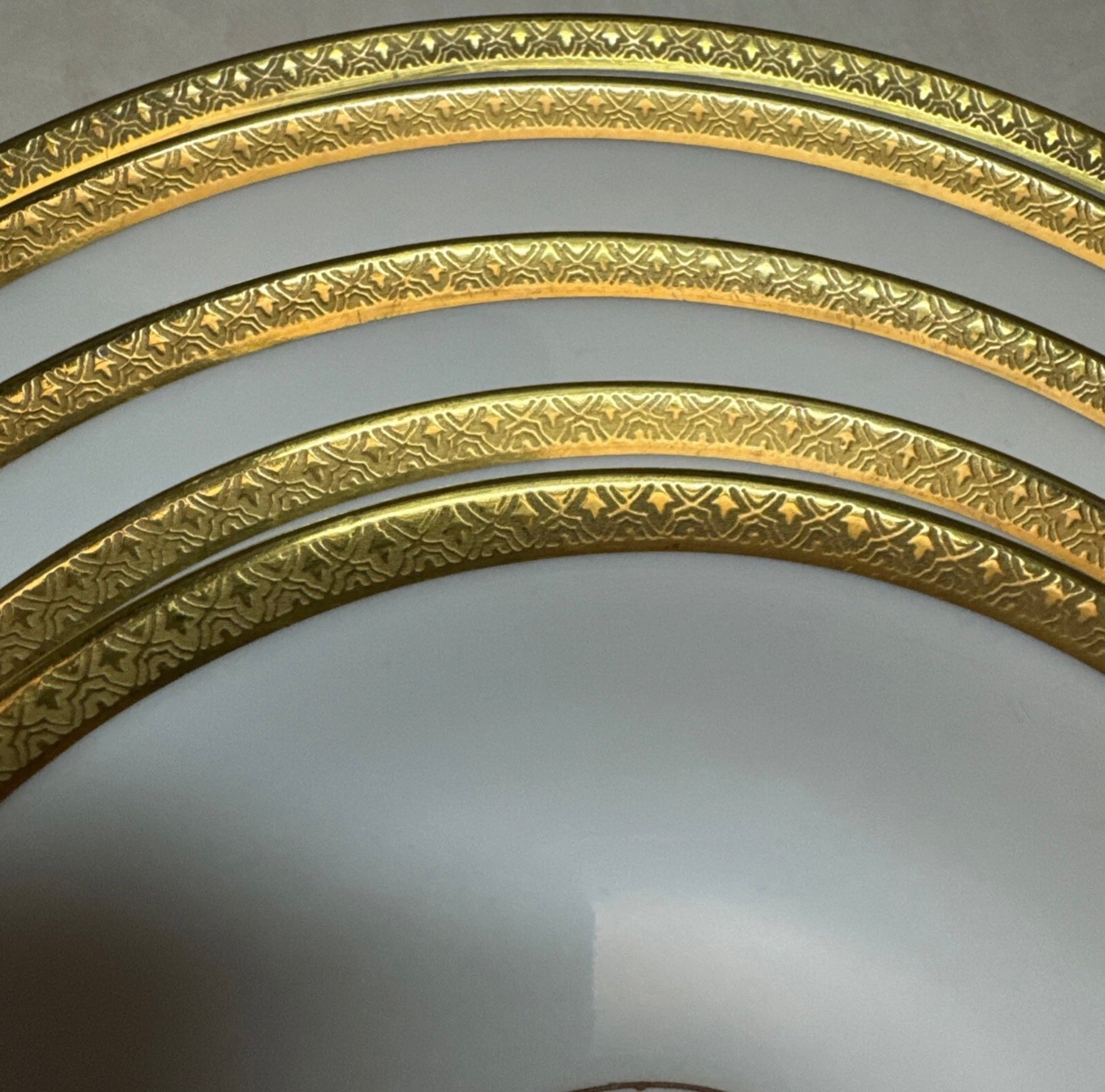 Ironcrest Gold Rim China