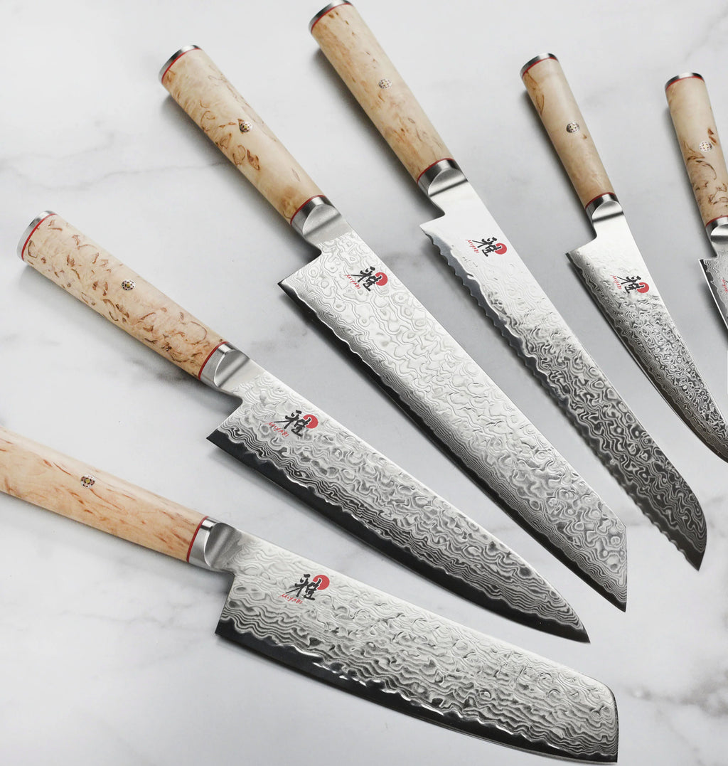 Sandle Wood Misaki Knife set 6