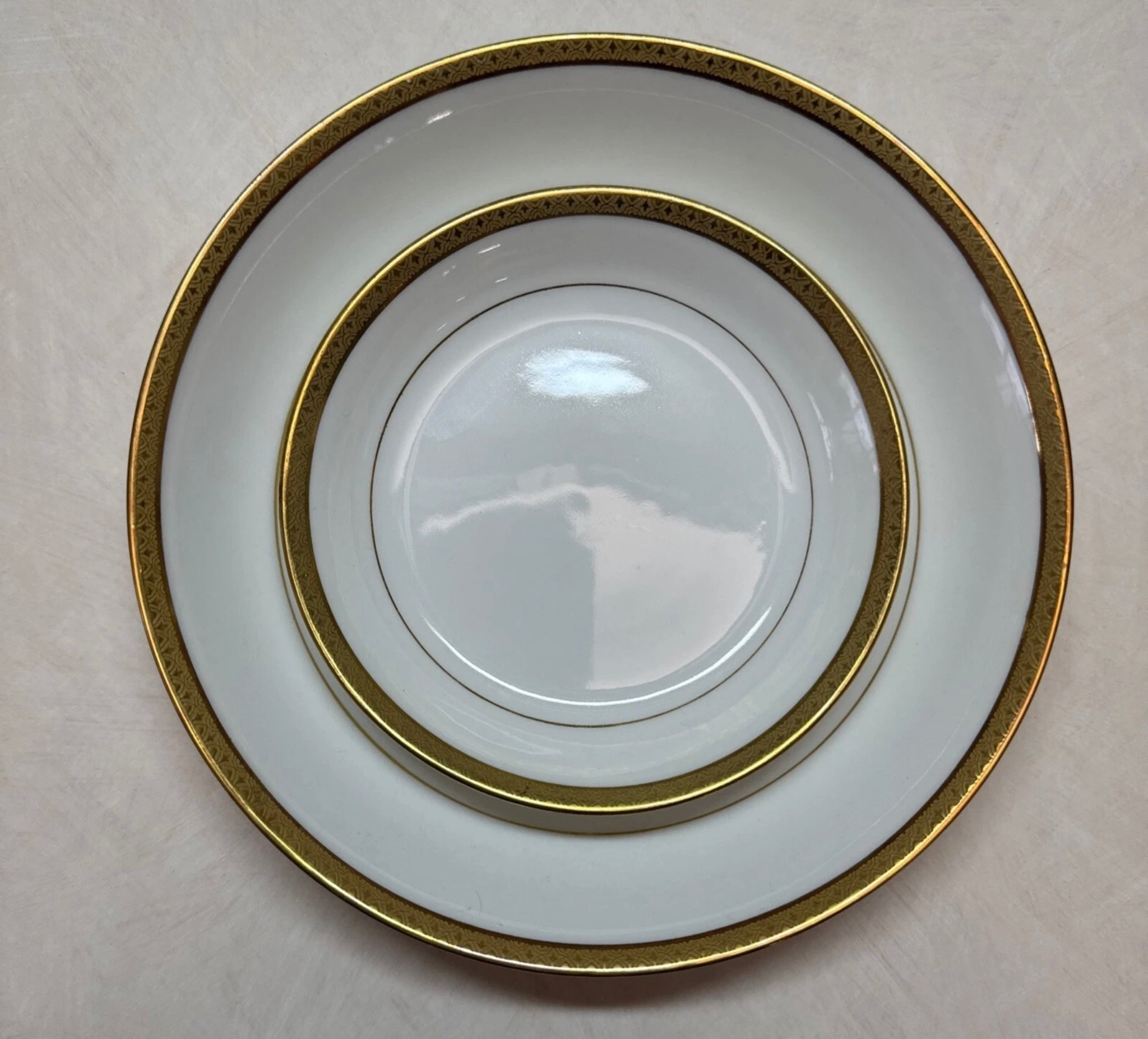 Ironcrest Gold Rim China